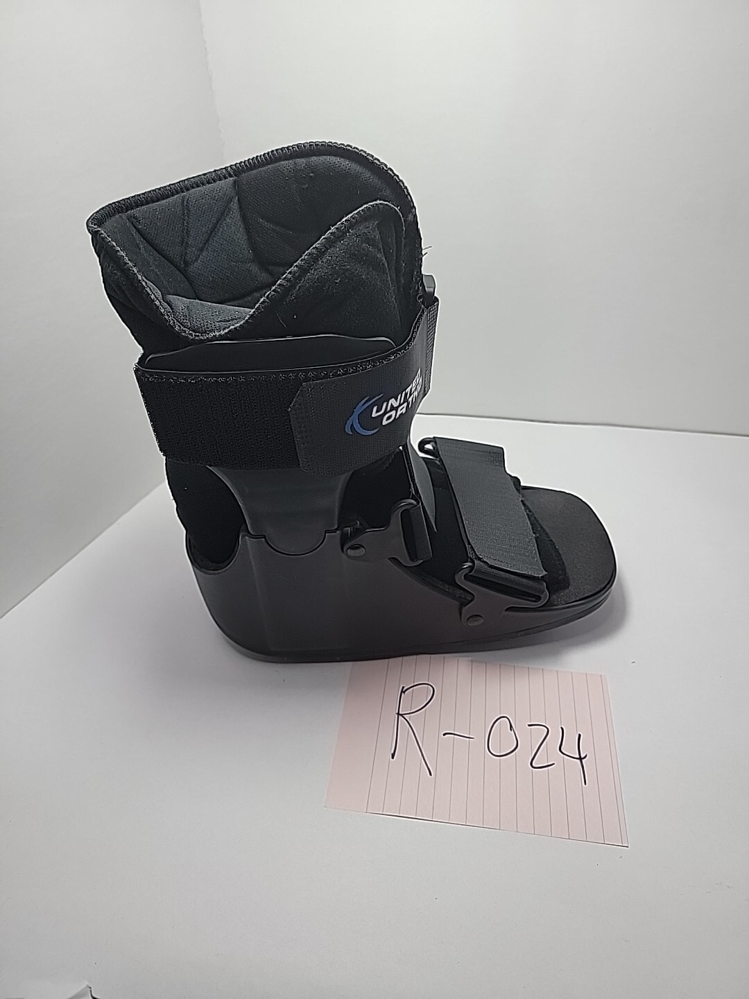 United Ortho Short Cam Walker Fracture Boot Small Black Ankle Stabilizer NEW