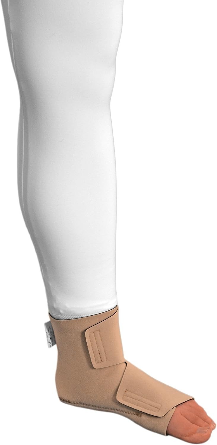 ReadyWrap Beige Foot Left Large Compression Wrap fits inside most shoes