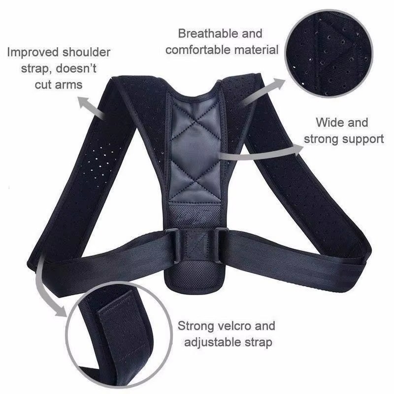 Posture Corrector Adjustable Back Brace Shoulder Support Clavicle Belt Men Women