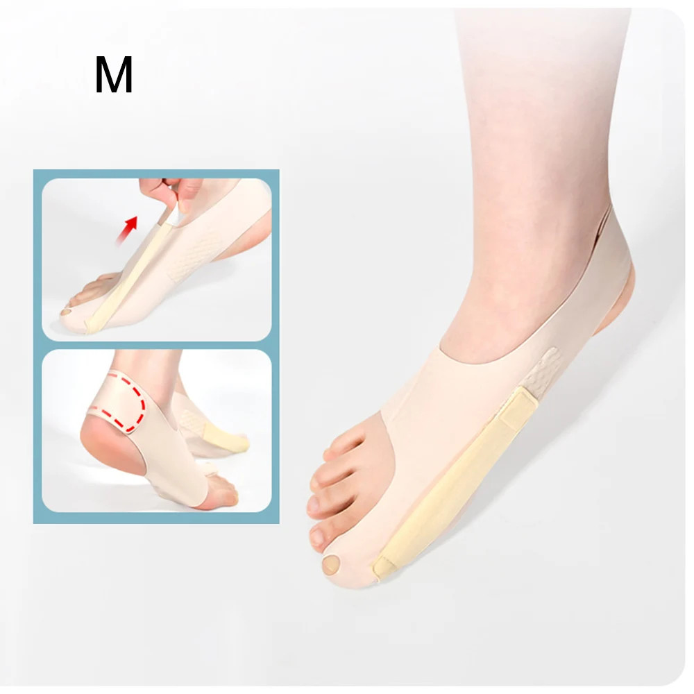 Adjustable Bunion Corrector Sock Toe Separator Pain Relief Foot Tool 1 Pc