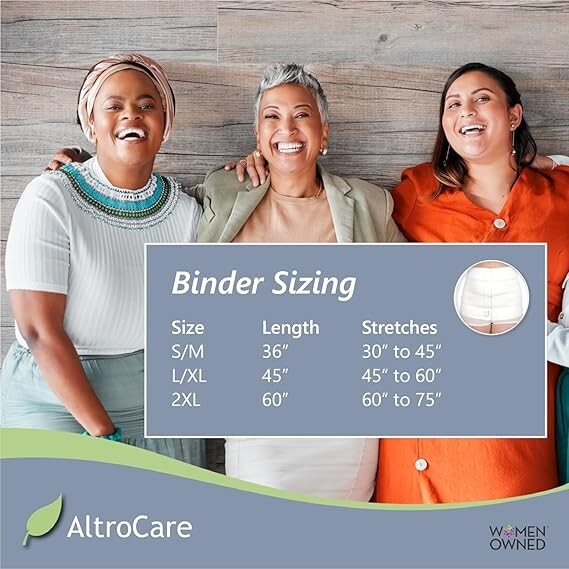 “4 Panel, 12″” high, Plus Size Post Surgery Abdominal Binder “