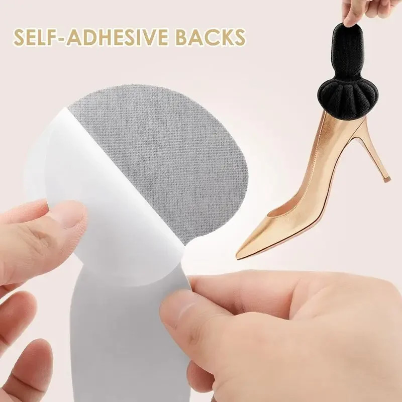Sponge Heel Cushion Back of Inserts New 2 in 1 Heel Protectors Shoe Pads for Sho