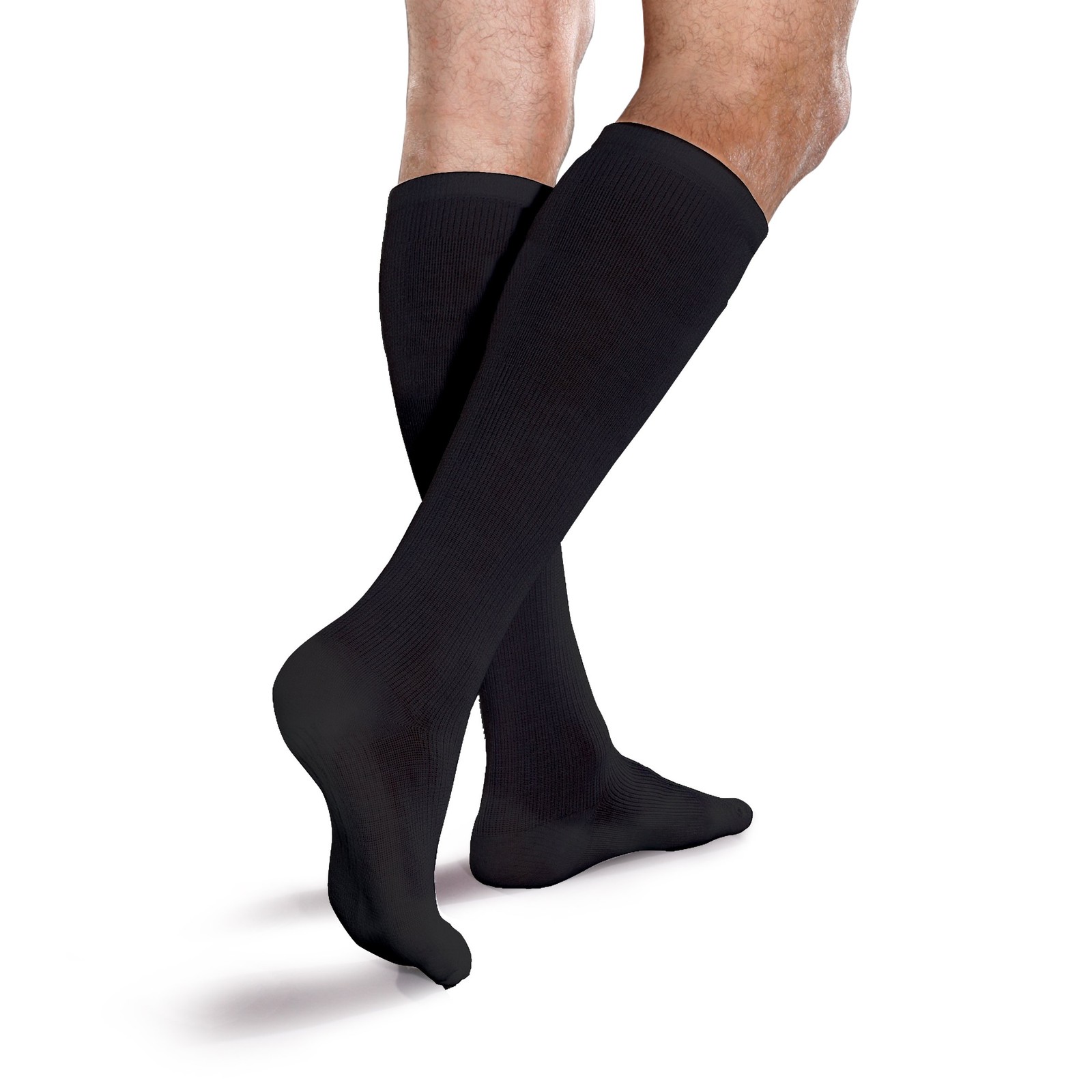 Core-Spun Cushioned 20-30mmHg Moderate Graduated Compression Support Knee Hig…