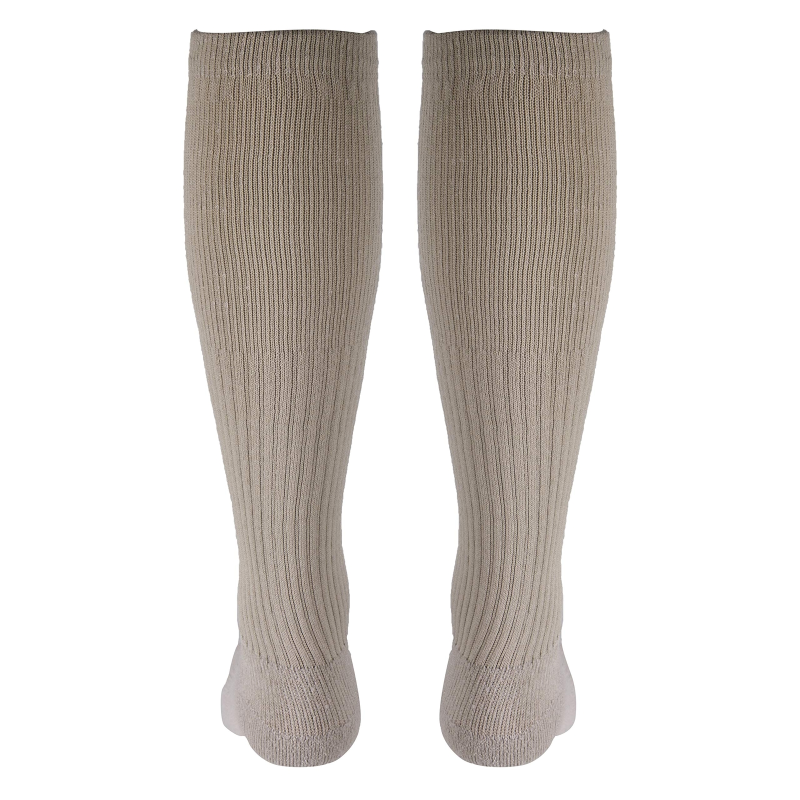 Compression Socks 15-20 mmHg Support for Men Padded Cushion Foot Knee High Cl…