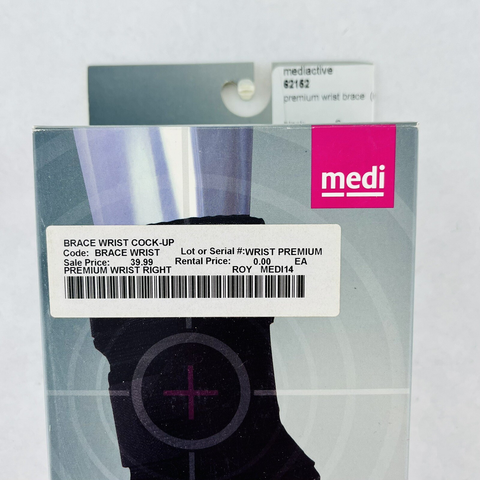 Medi Premium Wrist Brace With Adjustable Compression Strap