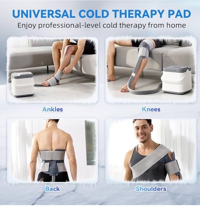 Ketfly Cold Therapy Machine With Programmable Timer And Silent Pump