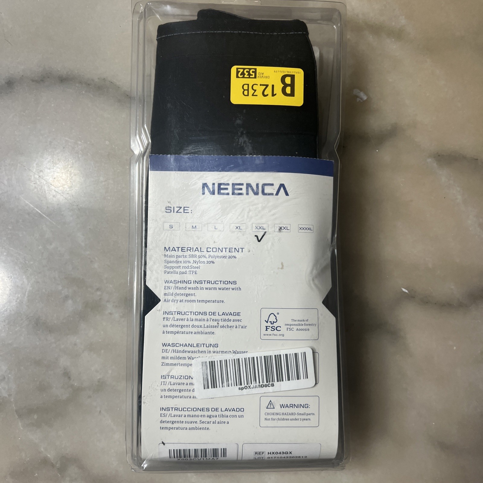 NEENCA Professional Knee Brace Hinged Knee Support HX033/043 XL 2XL