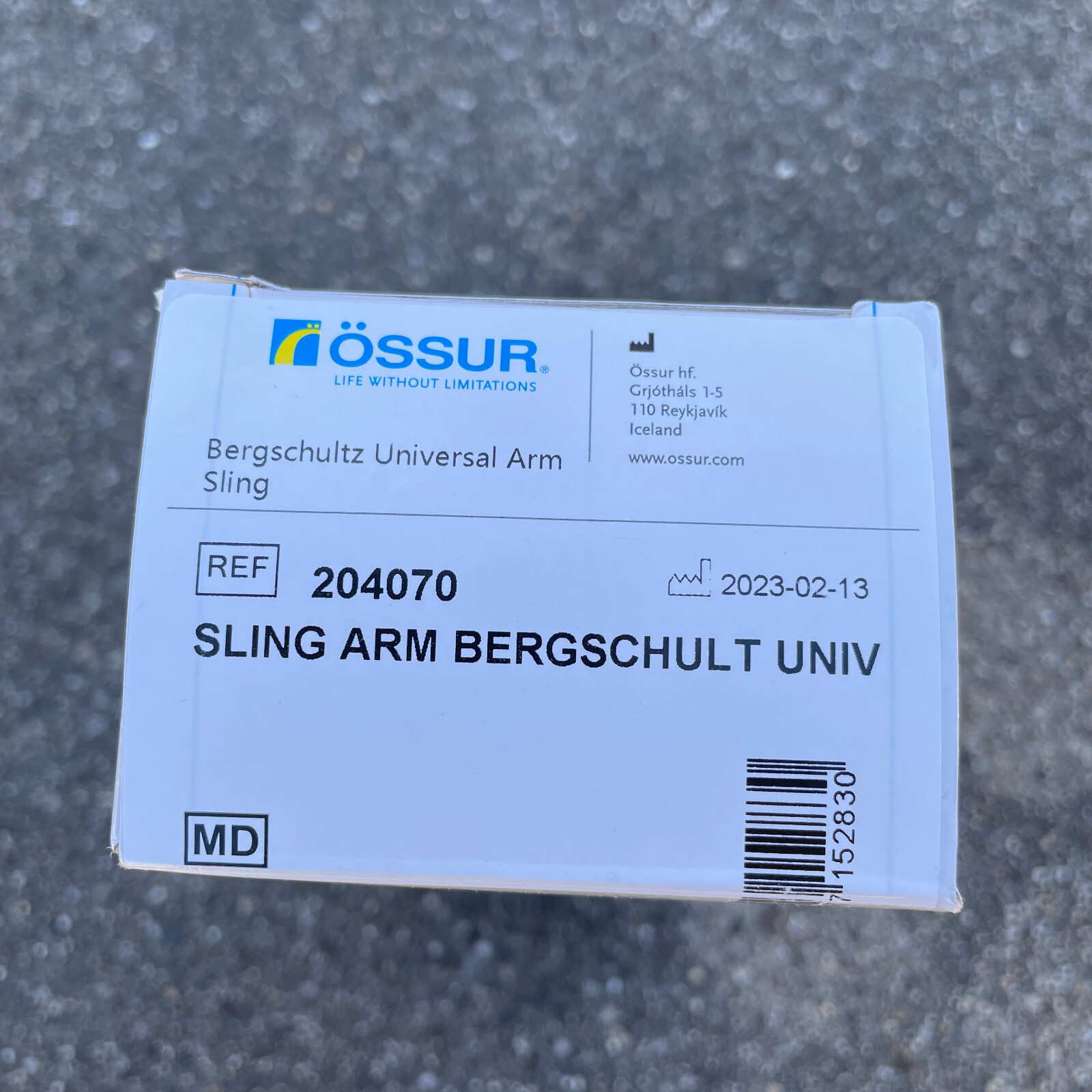 Ossur Bergschultz Universal Arm Sling- Post op/Injury Shoulder Support