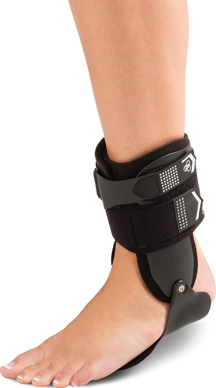 DonJoy Performance Bionic Stirrup Ankle Brace – Small – Left Small, Black