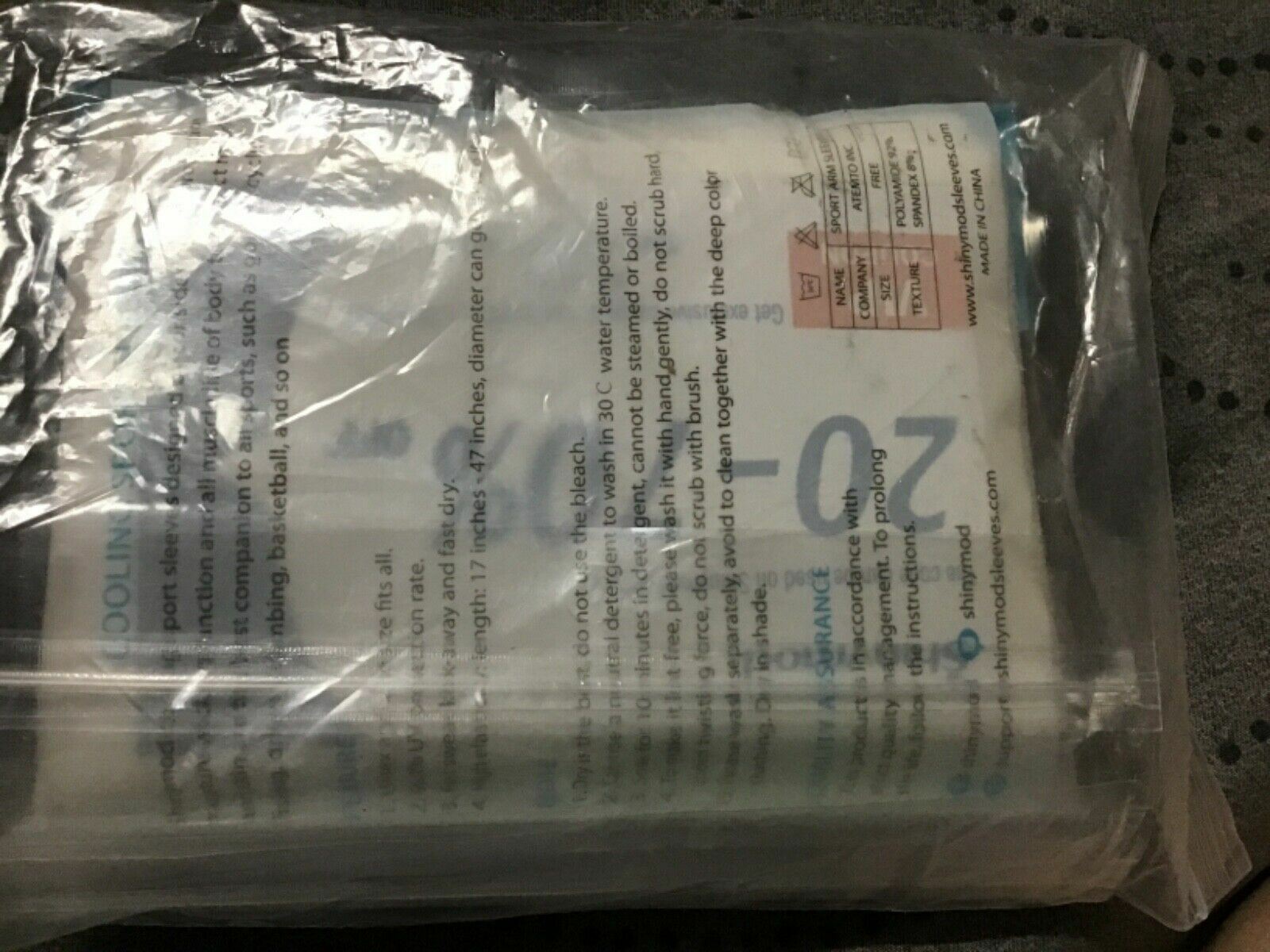 Shinymod cooling sleeves black 3 pack white and orange new