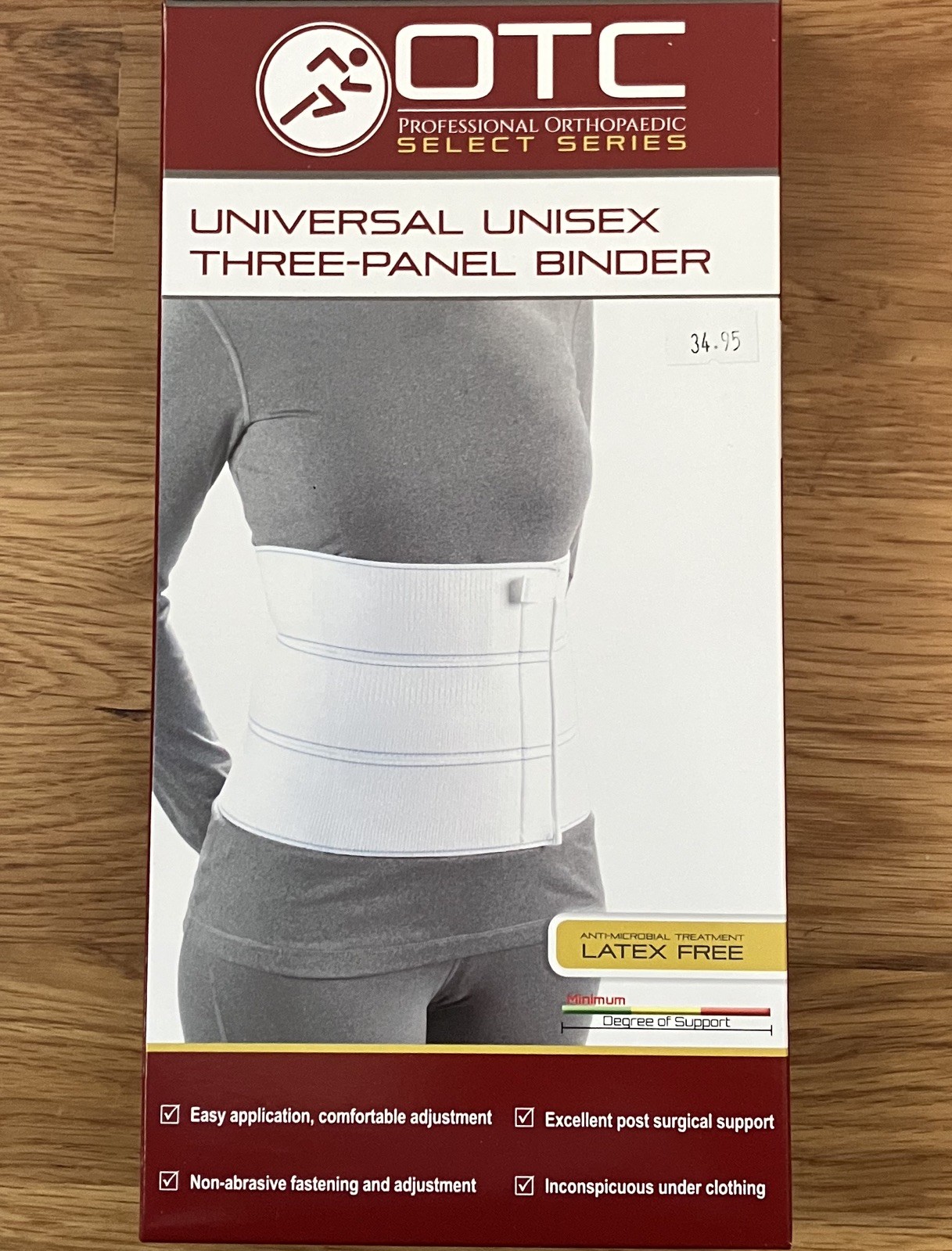 Otc Universal Unisex Three-Panel Binder Size Medium- 2513