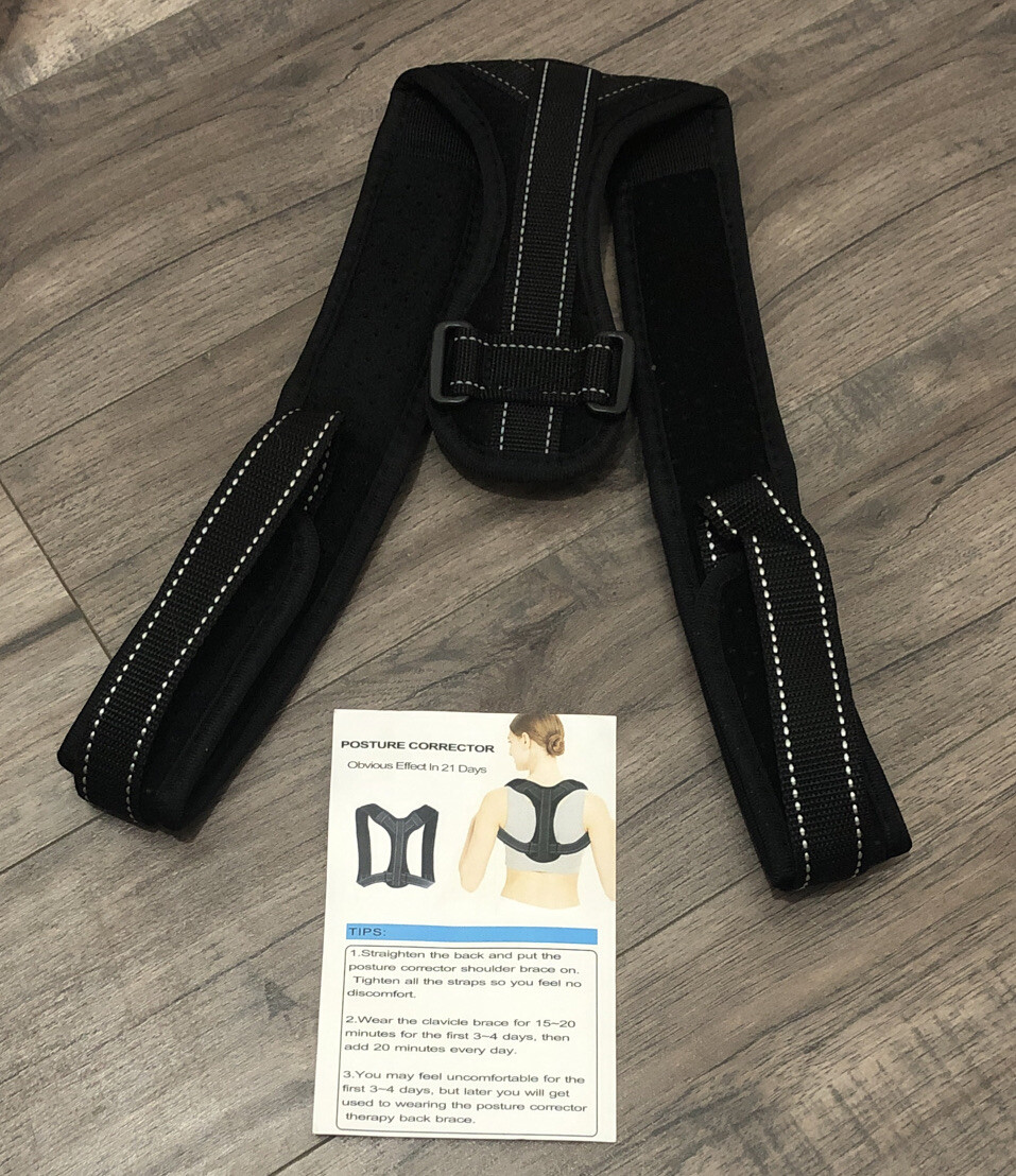 MusiBaby Posture Corrector For Men Or Women Large Adjustable