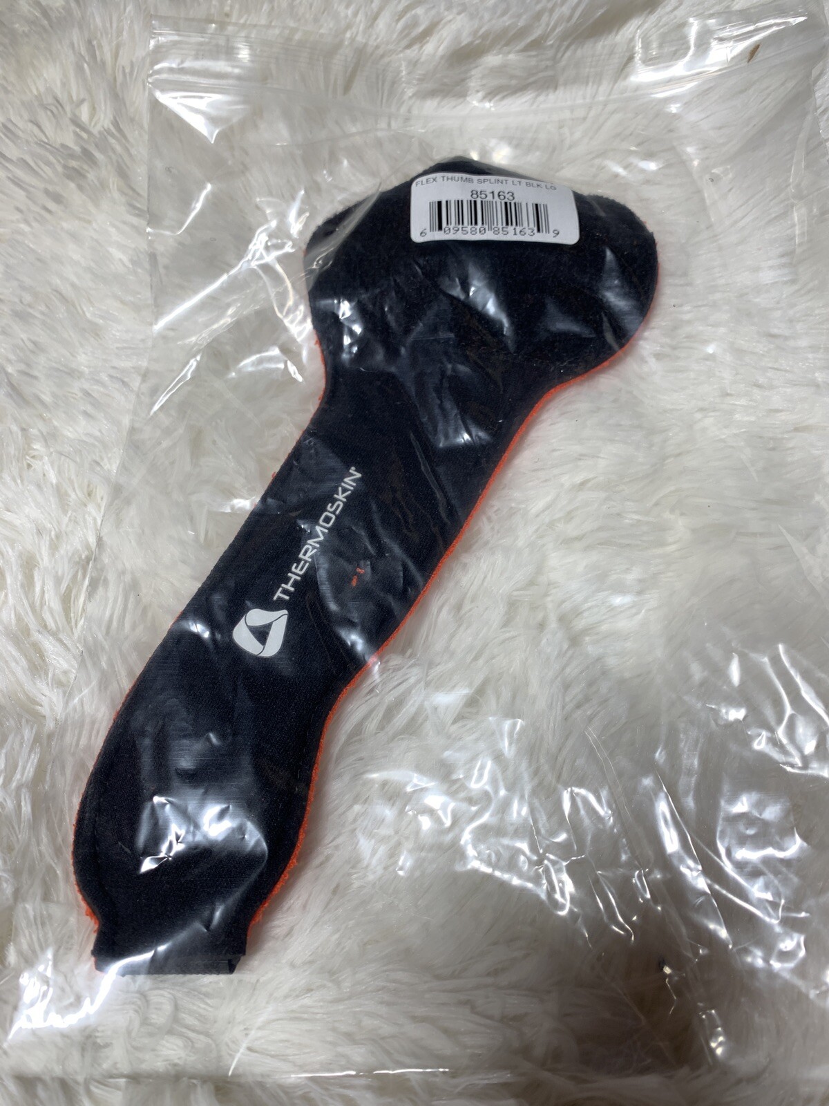 THERMOSKIN FLEXIBLE THUMB SPLINT JOINT BRACE For Left Hand Sz LARGE. 85163