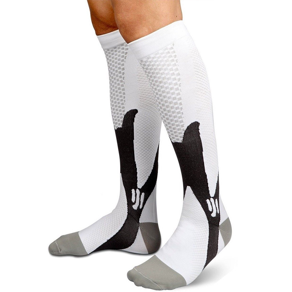 1 Pair Compression Socks Calf Sleeve Leg Support Brace 20-30mmHg For Men Women
