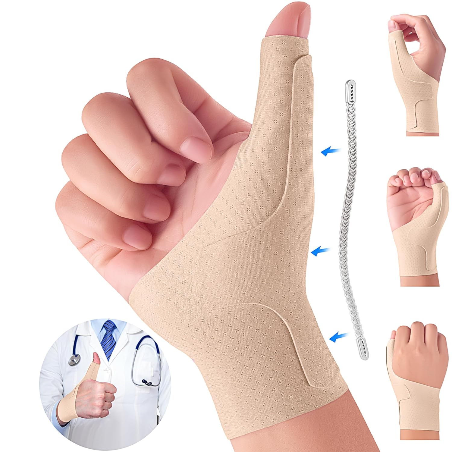 Wrist Thumb Brace Mommy Compression Stabilizer Waterproof Thumb Spica Splint …