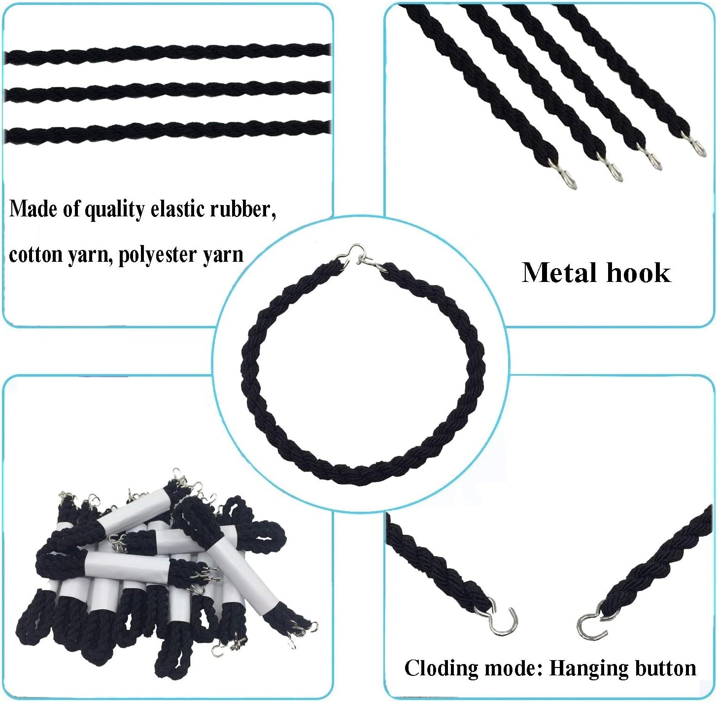 Durable Janegio Boot Blousing Bands – 24 Packs with Machine Washable Quality