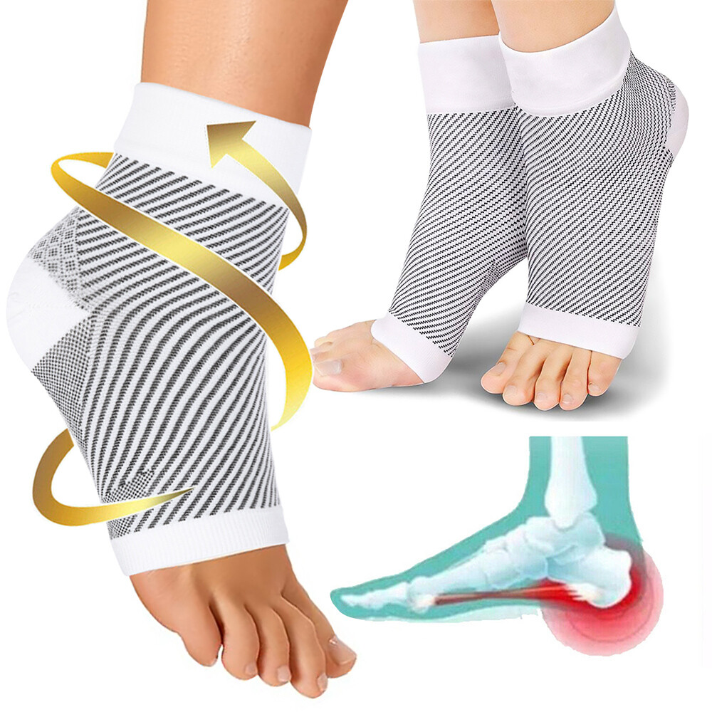 Edema Relief Socks, Plantar Fasciitis Foot Support Socks w/15-20mmHg Compression