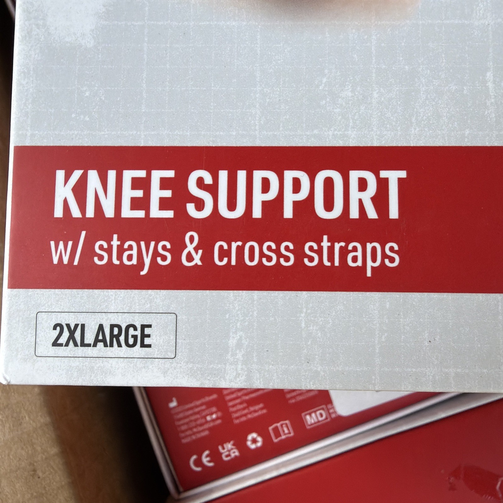 Mcdavid Level 2 Knee support w/ stays & cross straps size XX-large 17.5-19