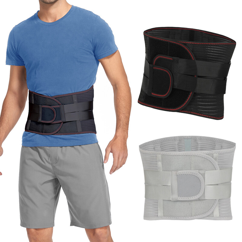 Medical Lumbar Support Lower Waist Back Belt Brace Pain Relief For Men Women opb