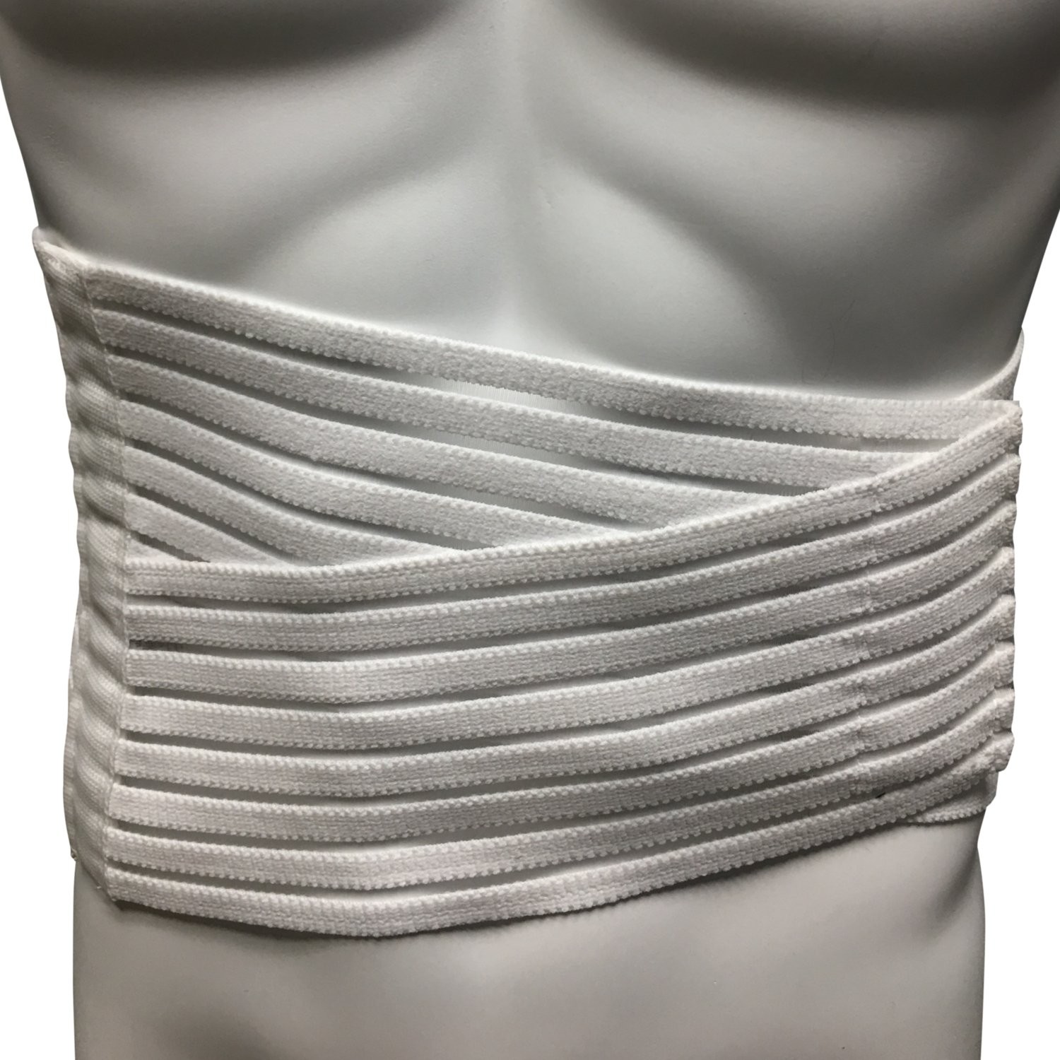 OTC Lumbosacral Support, 7-inch Lower Back, Lightweight Large, White