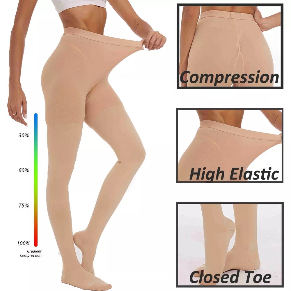 Men’s and women’s jumpsuit stockings30-40mmHg promote leg blood circulation