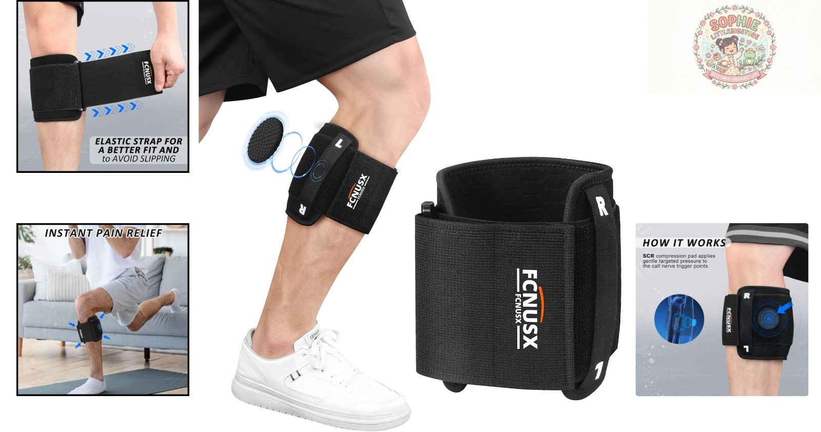 Lightweight Sciatica Knee Brace – Ergonomic Design for Everyday Comfort & Relief