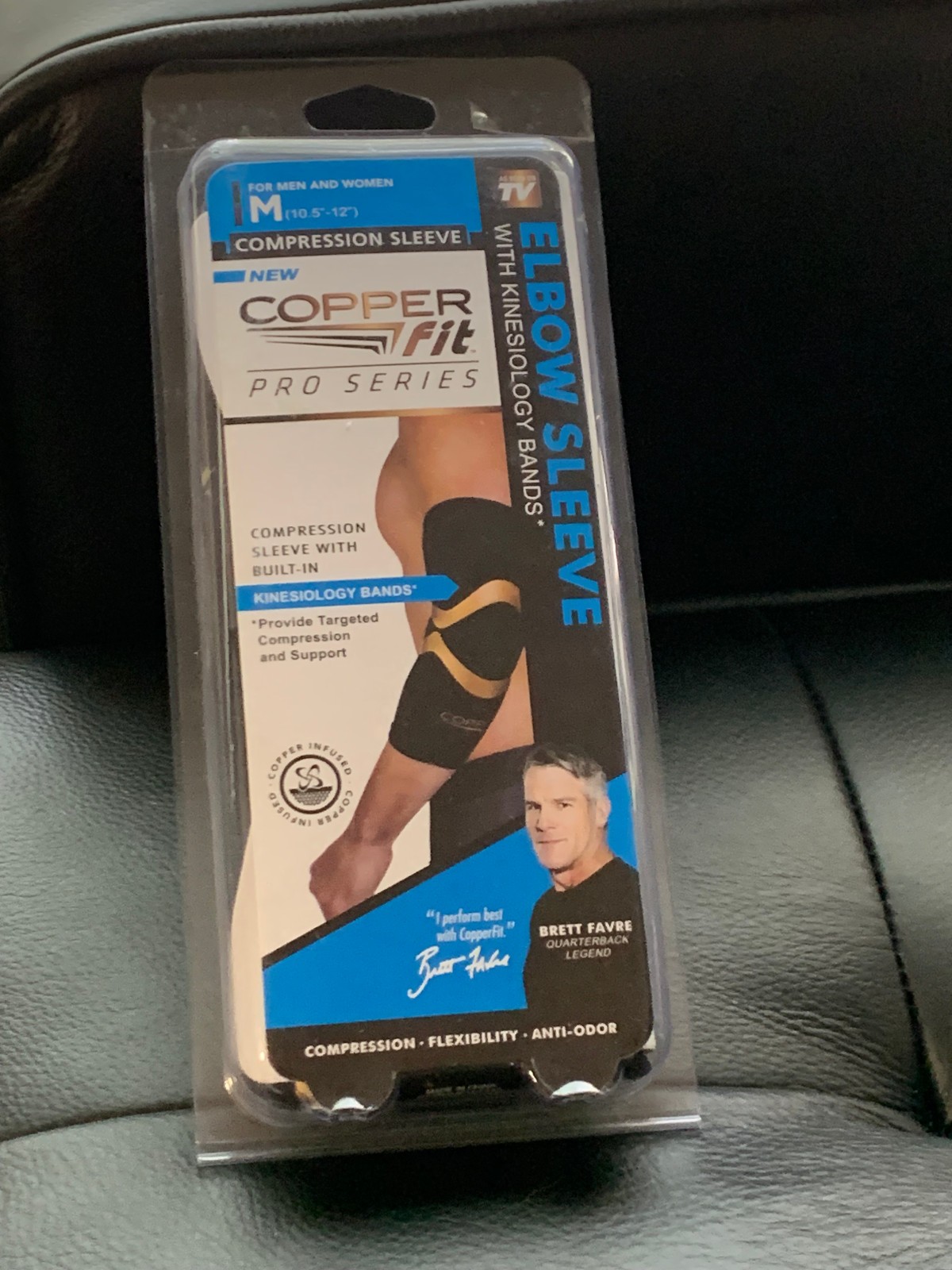 Copper Fit Elbow Sleeve, Size Medium, As Seen on TV, New in Box