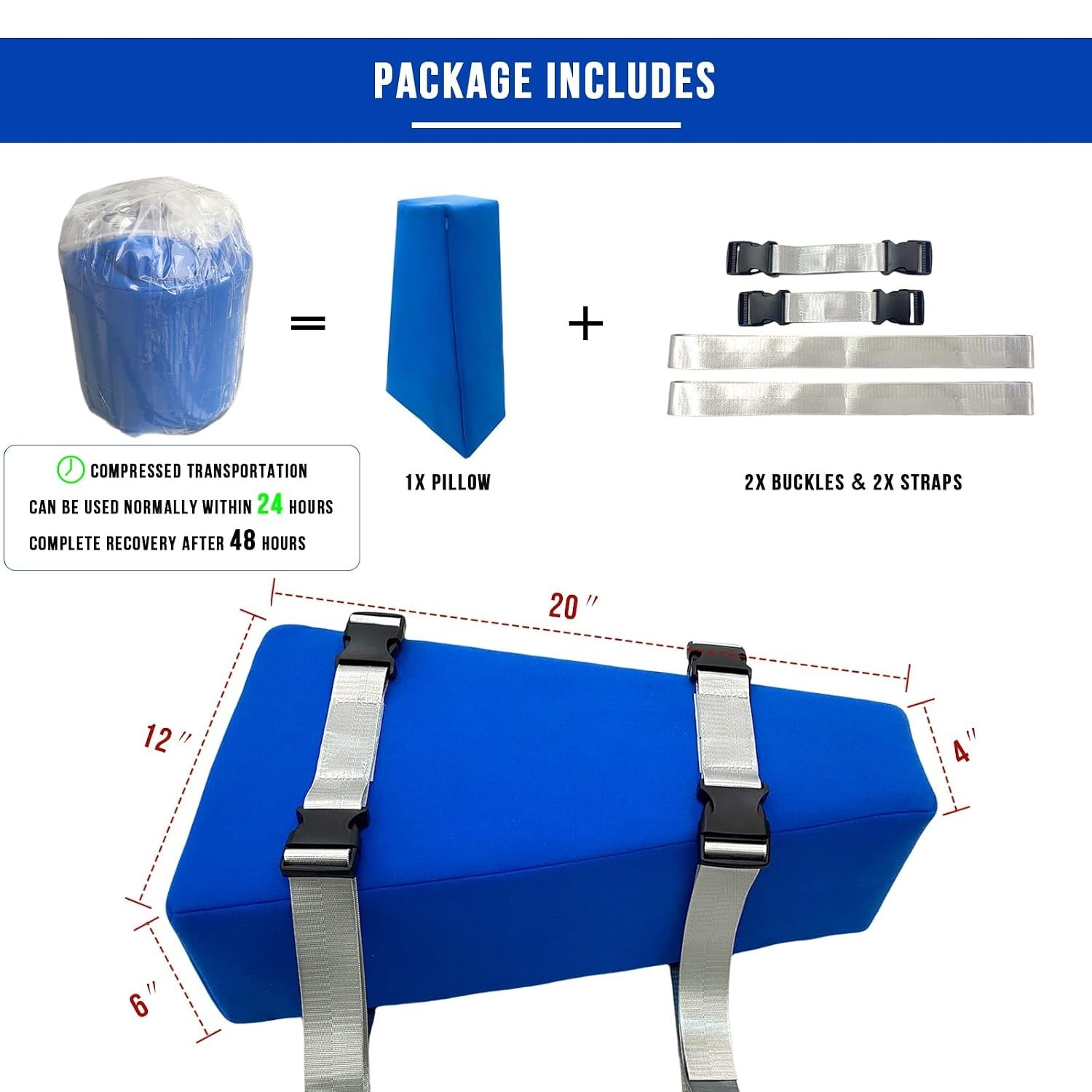 Hip Abduction Pillow Hip Replacement Recovery kit After Surgery Supplies Supp…