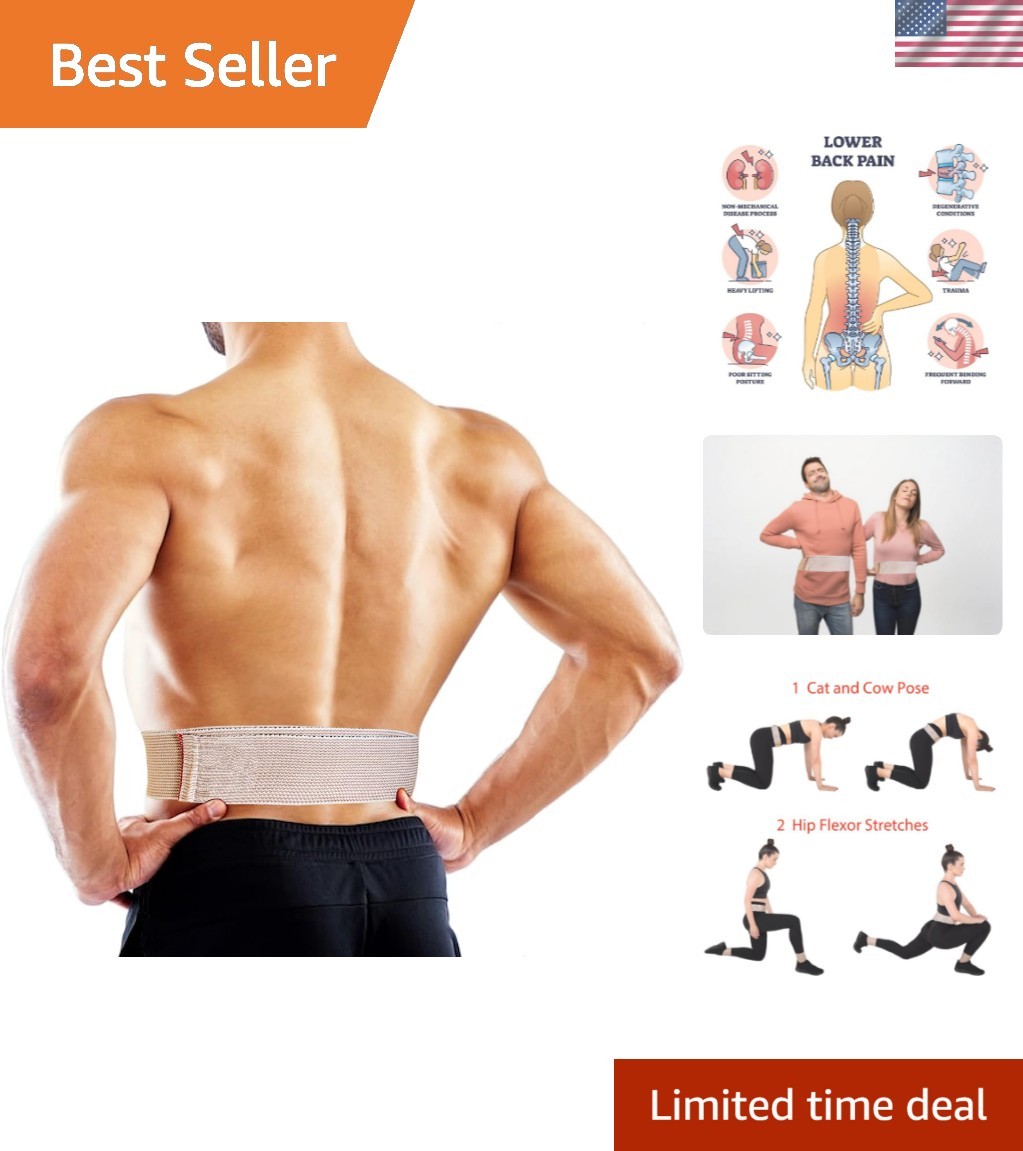 Breathable Elastic Compression Wrap for Hip & Waist | Manage Pain & Aid Recovery