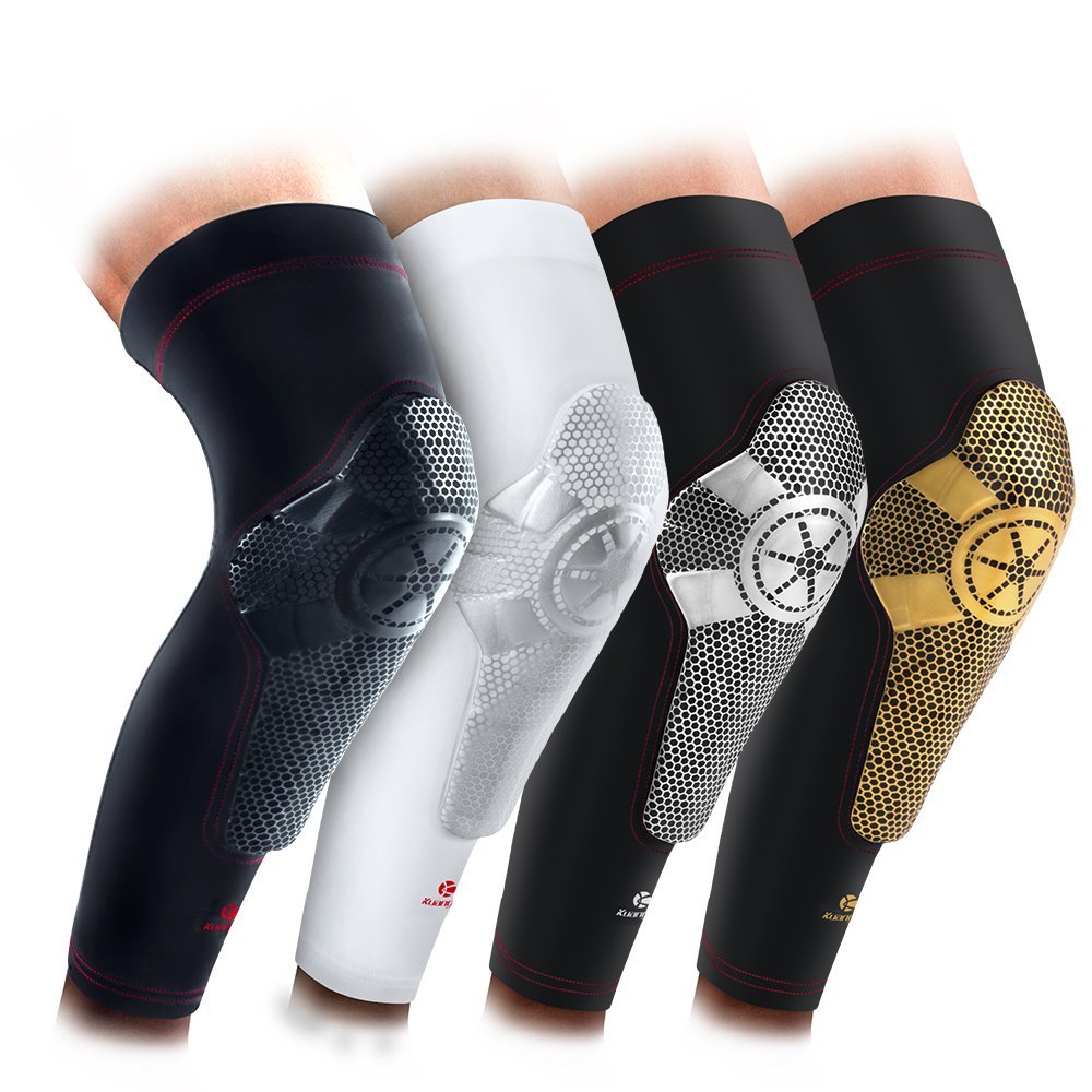 Kuangmi Basketball Knee Pad Sleeve Compression Crashproof Antislip Gear Single