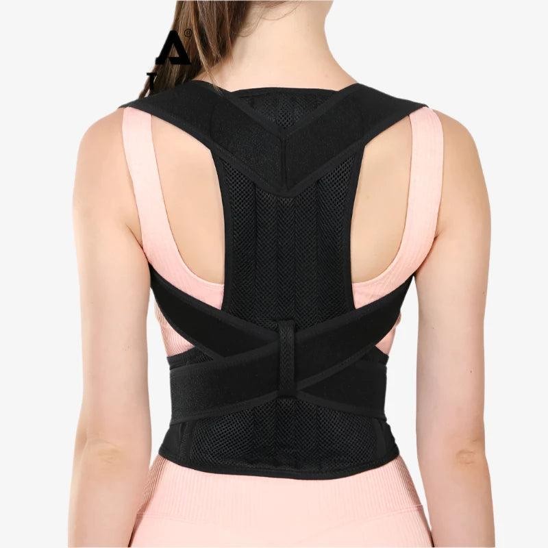 Premium Quality Back Support 2 Support Bar Back Brace Posture Corrector