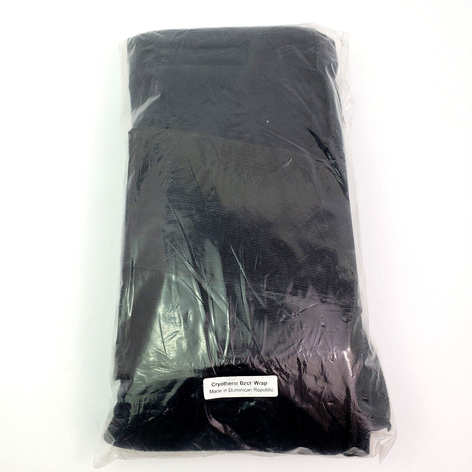 Adult Black One Size Cryotherm Back Wrap Support