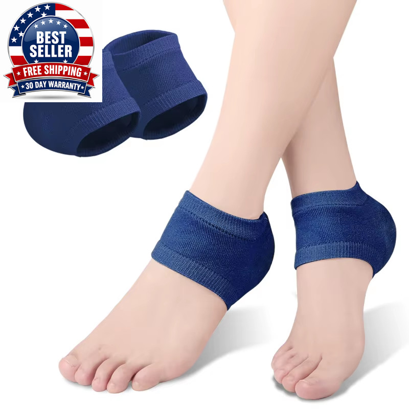 Silicone Gel Heel Protector Pads for Foot Care and Cracking Prevention