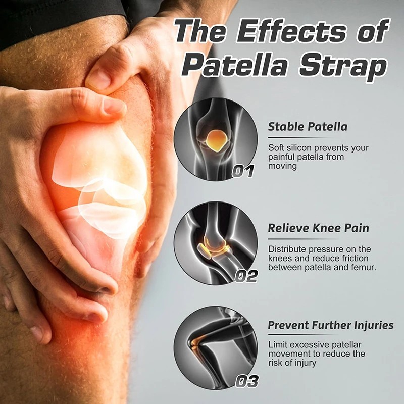Knee Brace Support Patella Stabilizer Strap Arthritis Pain Relief Running USA