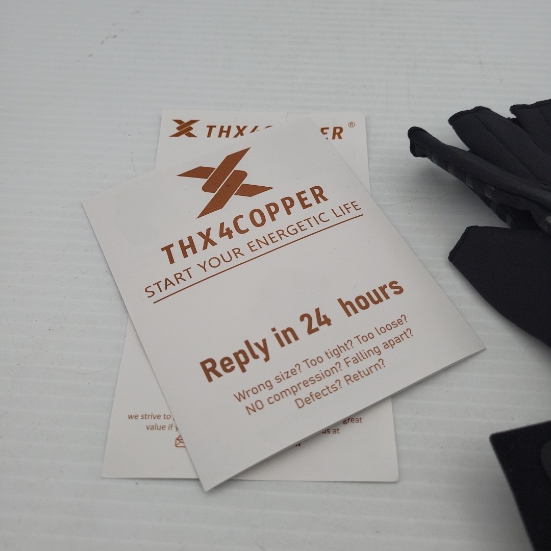 THX4COPPER Compression Arthritis Gloves with Strap Carpal TunnelSupport
