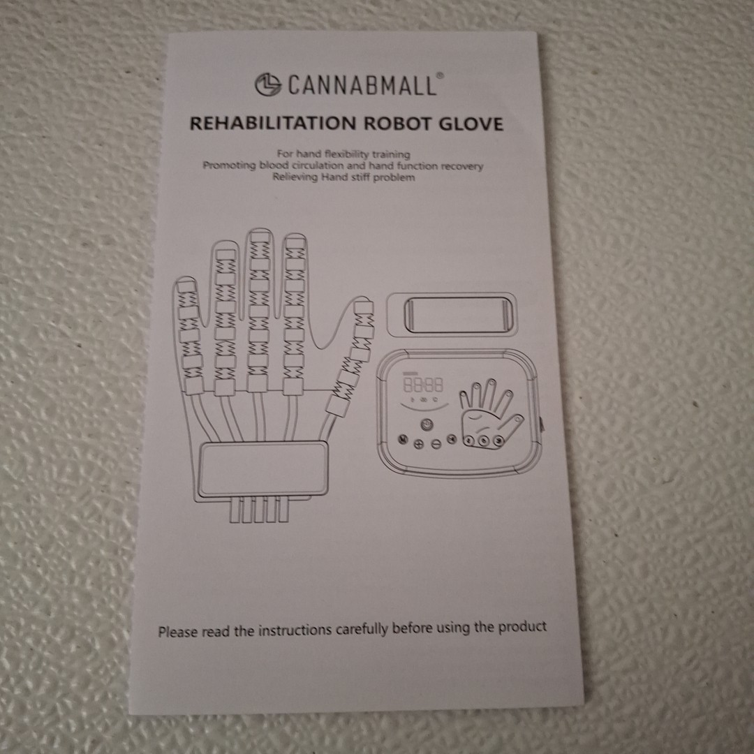 Cannabmall Rehabilitation Robot Gloves,Hemiplegia Hand Stroke Recovery NEW O/B