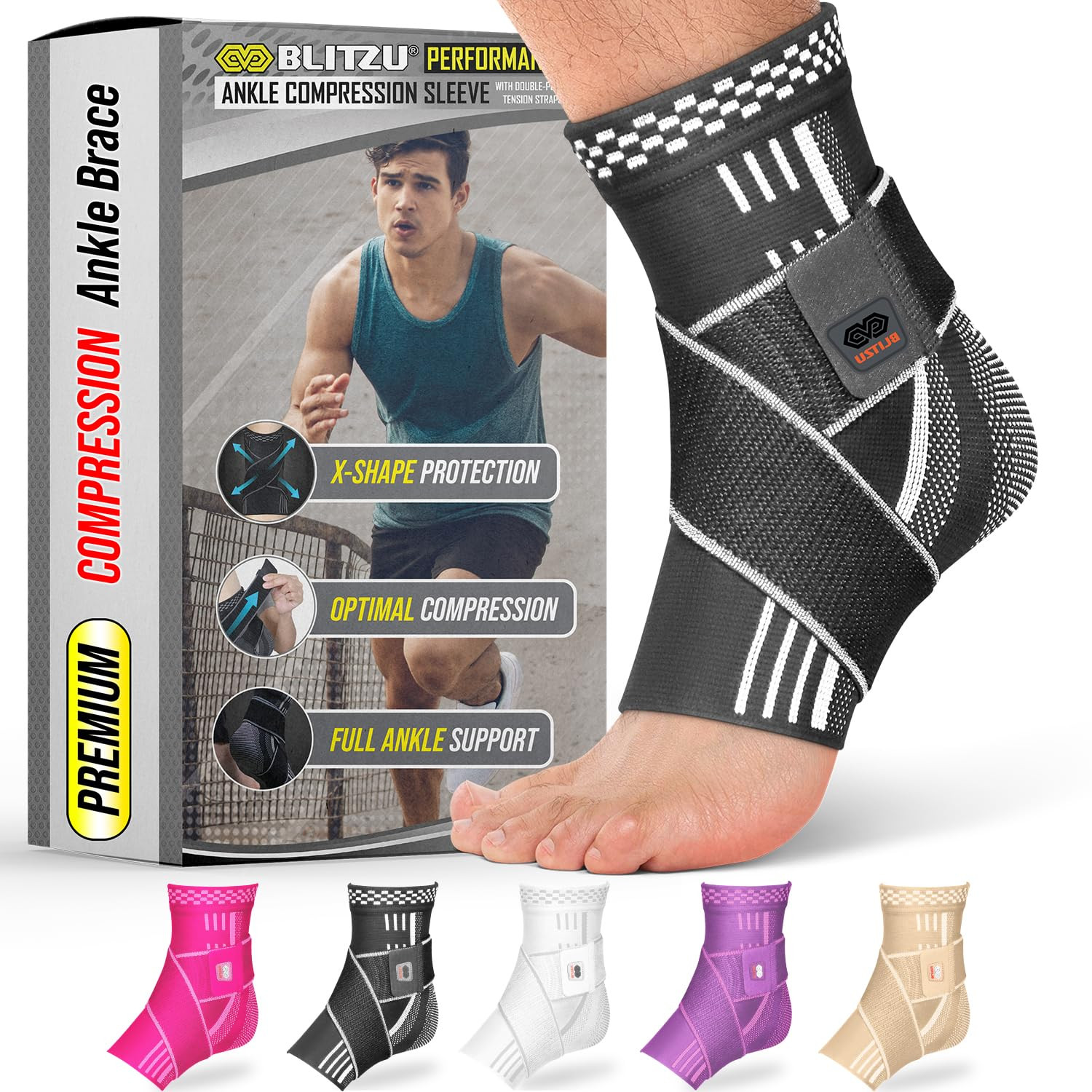 Tobillera para mujeres y hombres, alivio de la fascitis plantar