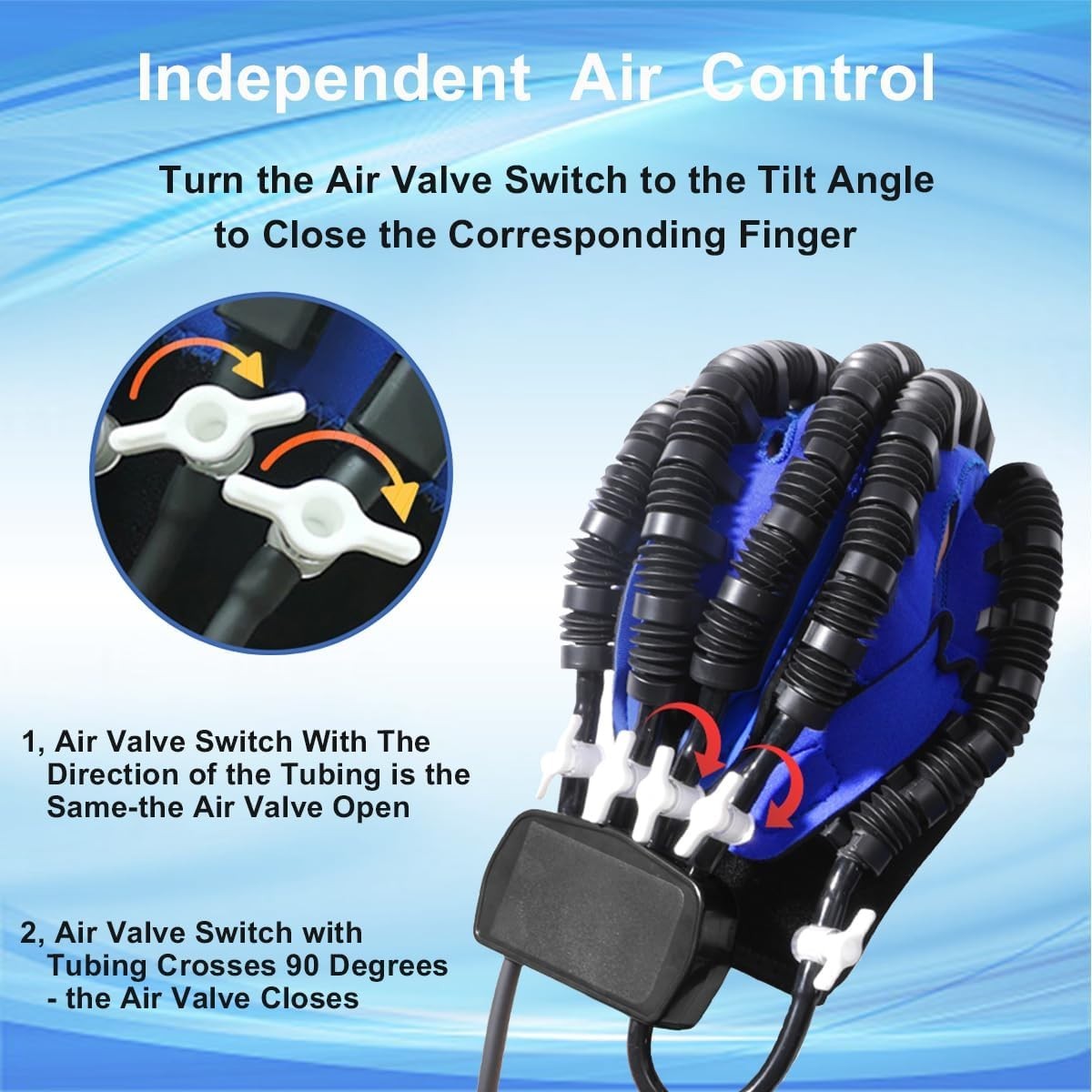 Hand Function Rehabilitation Robot Gloves Finger Hemiplegia for RIGHT HAND XL