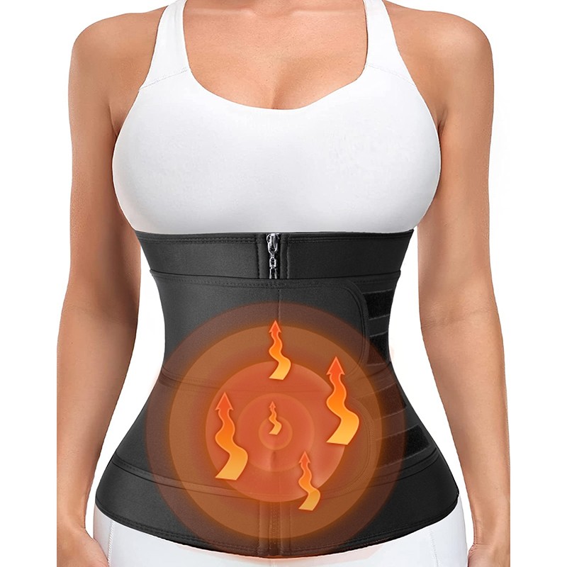 Mens Neoprene Sweat Belt Fat Burner Tummy Control Body Shaper Waist Trainer Gym