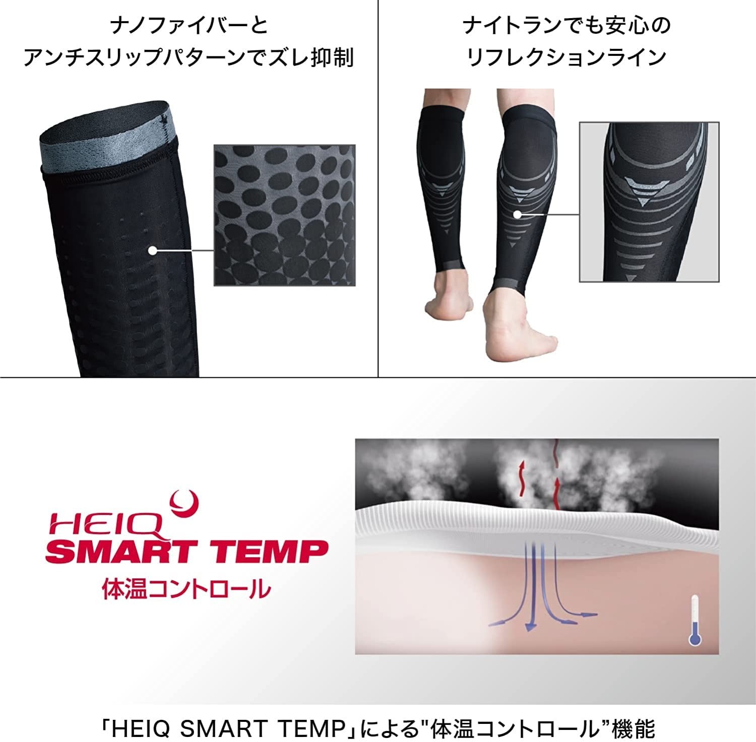 Compression leg cover, both legs included, calf type, gray, S, focus on fit