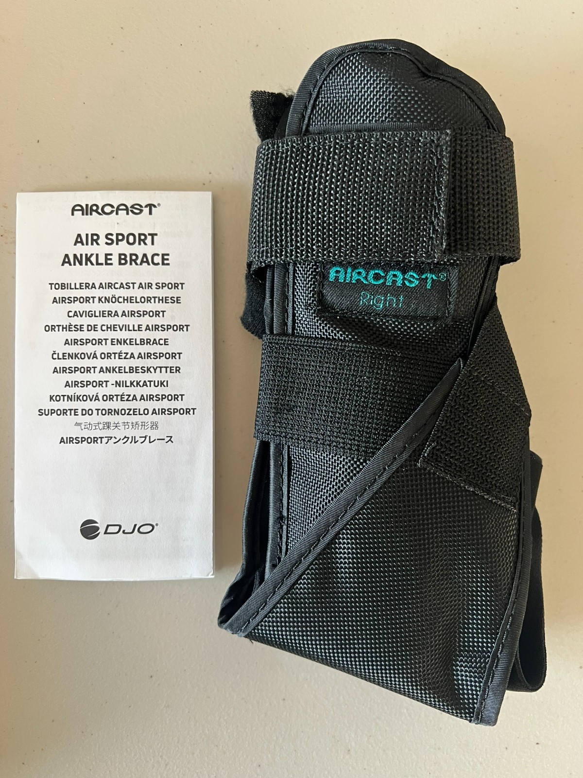 Aircast AirSport Ankle Brace Small Right Foot Support Stabilizer 02MSR