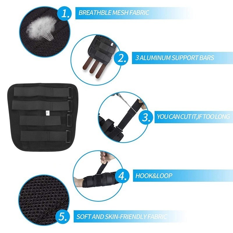 Breathable Elbow Splint Support Pain Relief Fracture Cubital Tunnel Arthritis US
