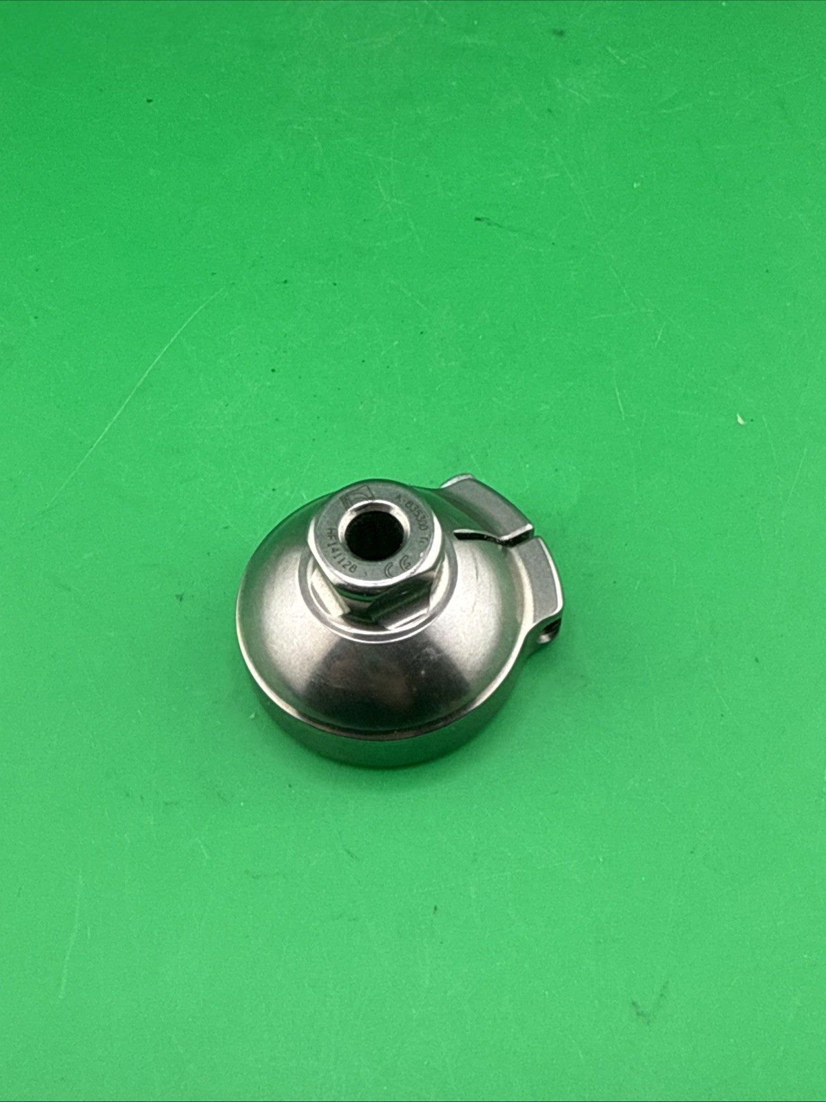 Ossur Male, Pyramid Threaded Top Prosthetic Adapter Component. Titanium.