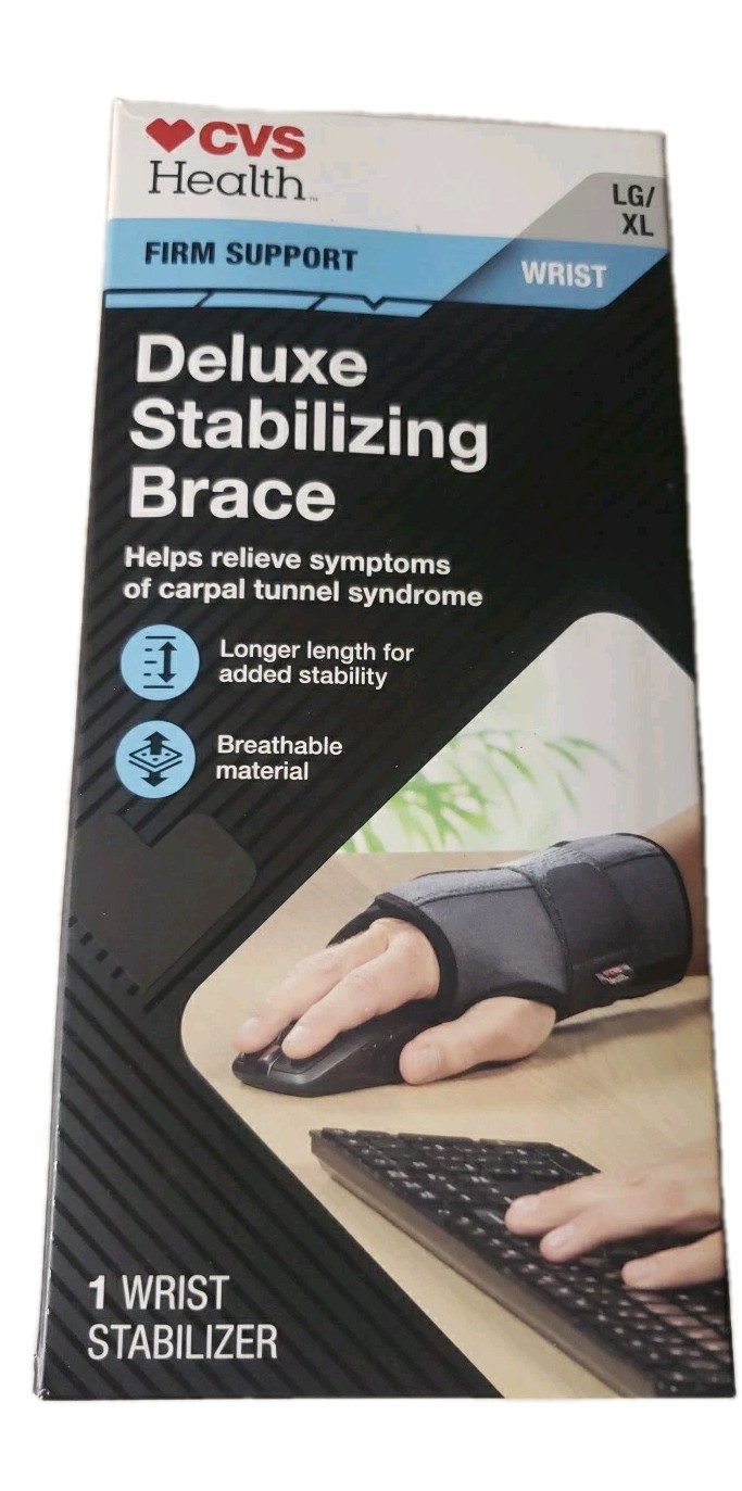 CVS Health Firm Support Deluxe Stabilizing Wrist Brace, L/XL