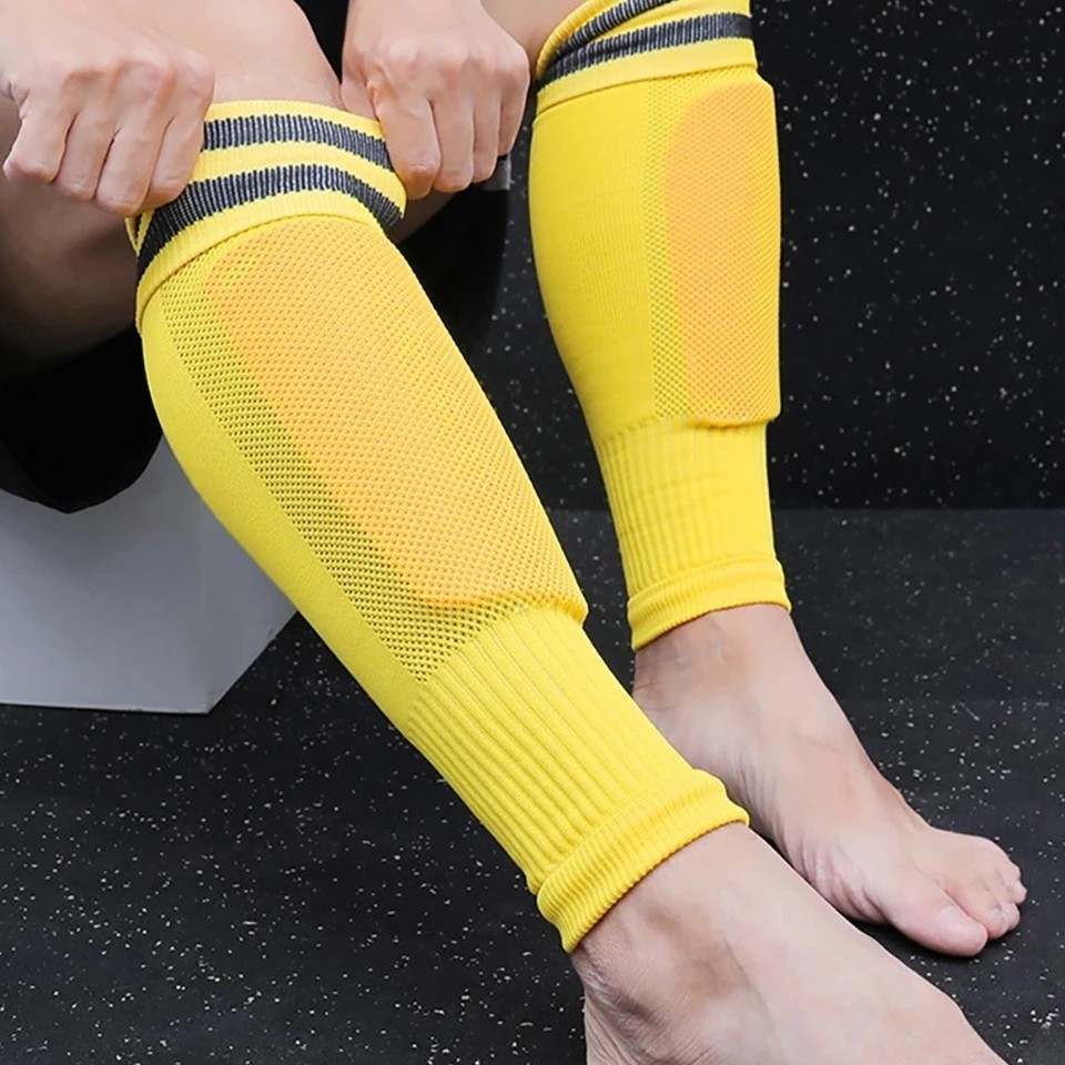 Loogdeel 1Pair Football Sock Calf Sleeves Adult Knee Protection Sports Socks Hig