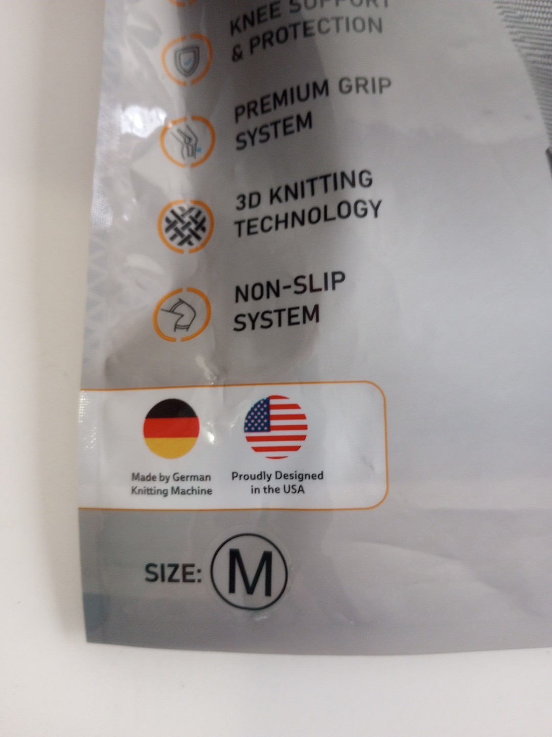 Bareflex Knee Brace 2 Pack Medium Black Premium Grip Support & Protection NEW