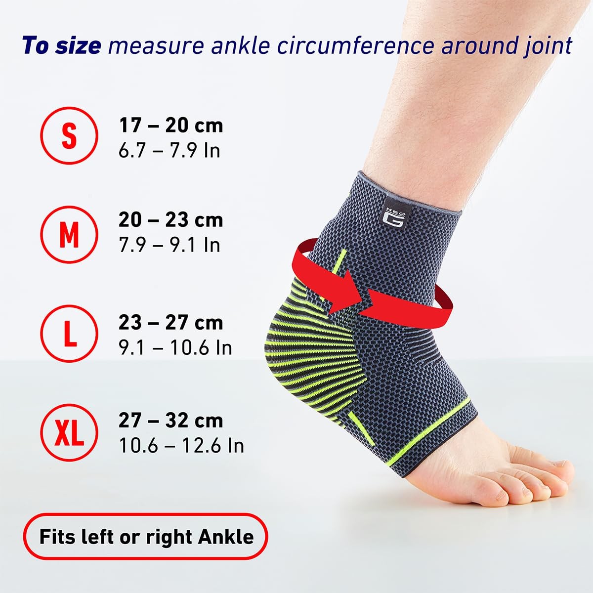 Neo-G Achilles Tendon Support With Silicone Cushion – Medium