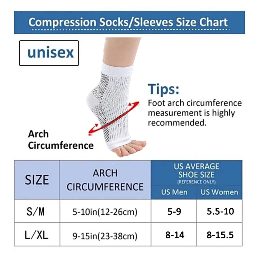 3x Ankle Braces Compression Sleeve Support Socks For Sport Gym Pain Relief Black