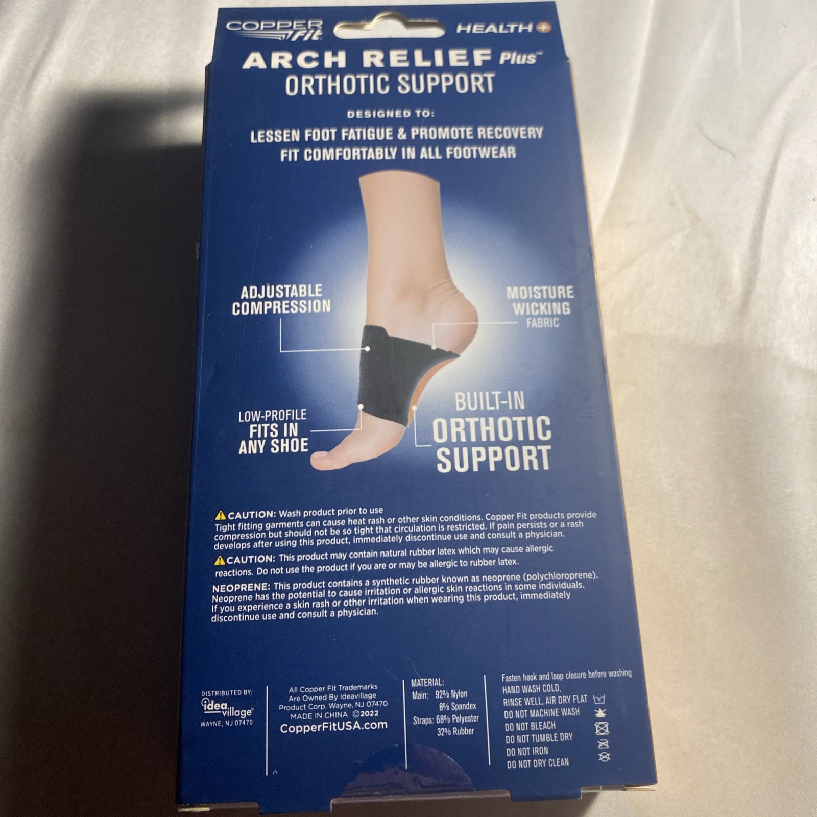 Copper Fit Arch Relief Compression Bands ~ 2 Arch Bands – Free Shipping !!!