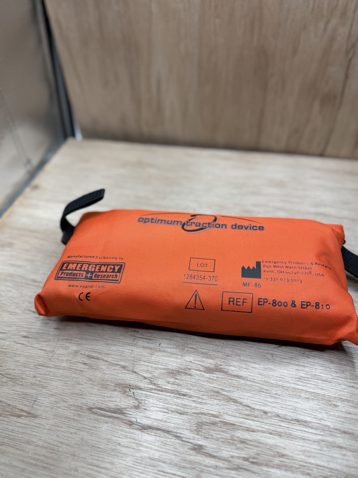 Optimum Traction Device. EP 800. Emergency Products Research -emergency Splint